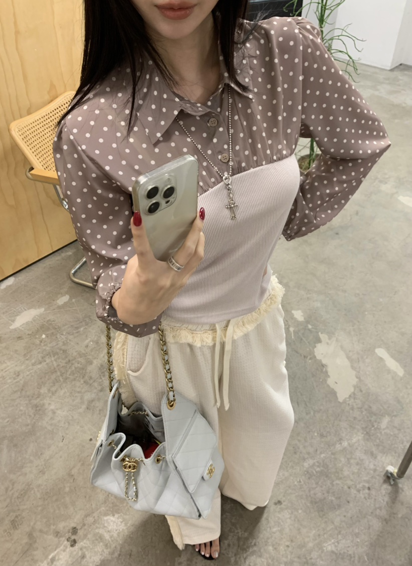 MARKE-P東大門實拍女士新品休閑時尚推薦熱賣襯衫蕾絲衫MARKE-P襯衫/蕾絲衫