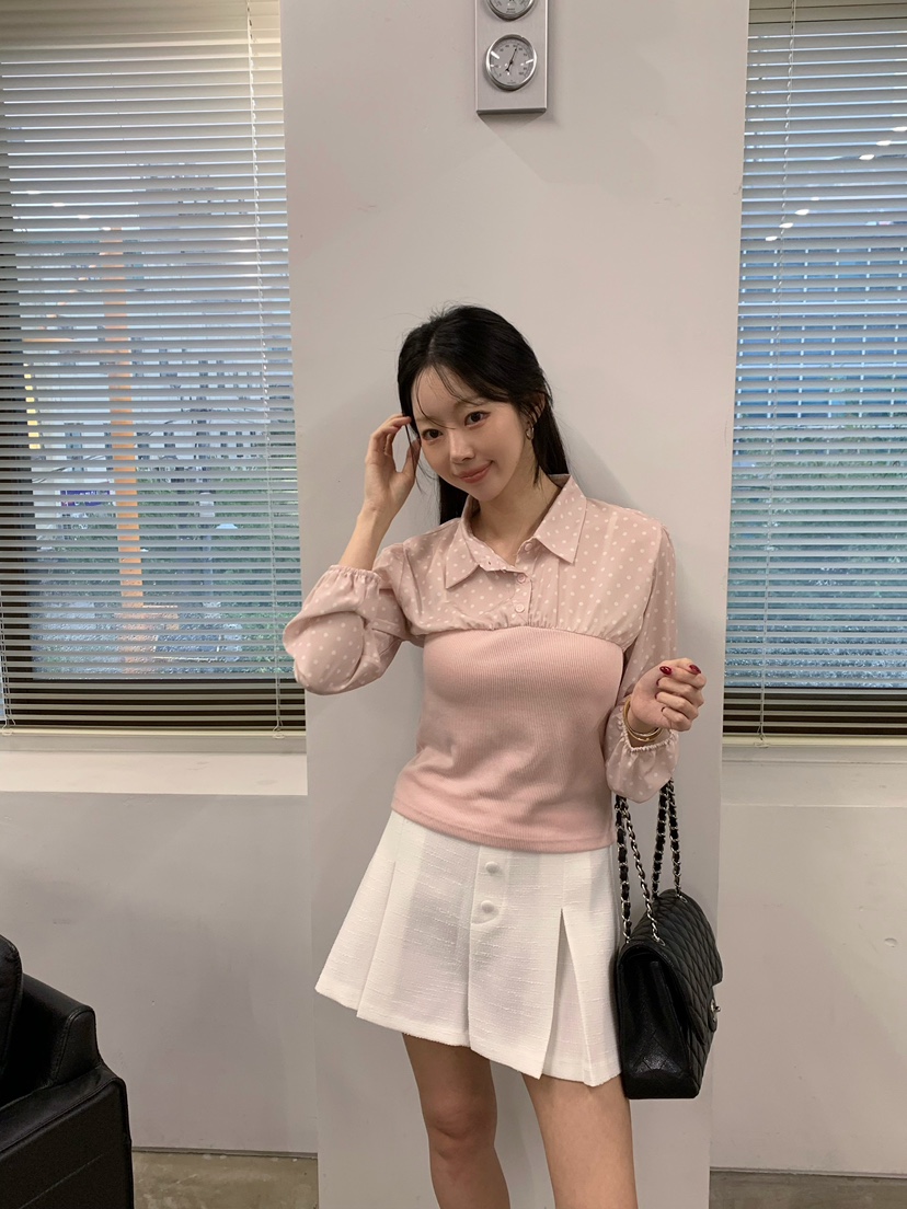 MARKE-P東大門實拍女士新品休閑時尚推薦熱賣襯衫蕾絲衫MARKE-P襯衫/蕾絲衫