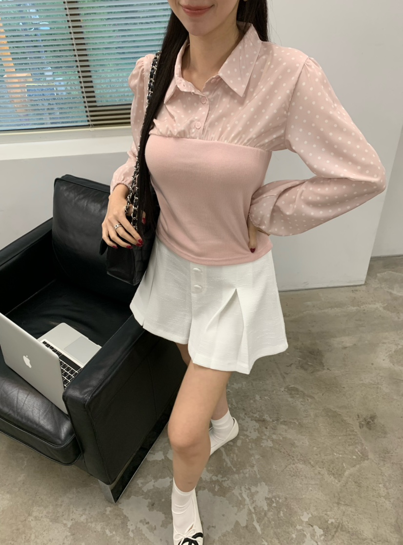 MARKE-P東大門實拍女士新品休閑時尚推薦熱賣襯衫蕾絲衫MARKE-P襯衫/蕾絲衫