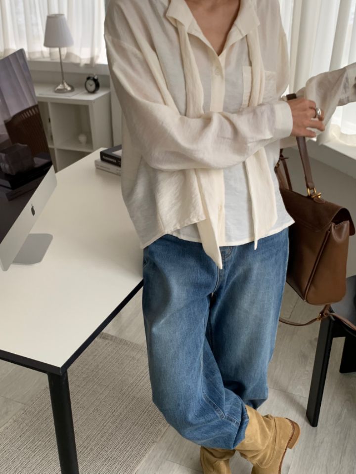 KOMOREBI東大門代購女裝新品休閑熱賣真品職業襯衫蕾絲衫KOMOREBI襯衫/蕾絲衫