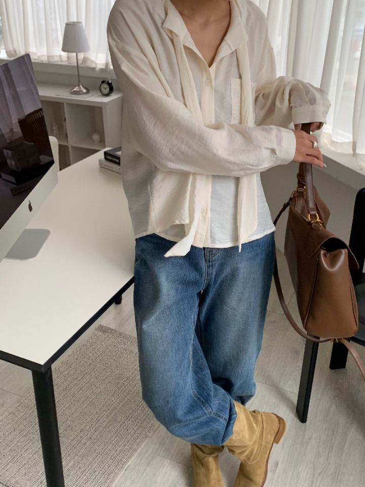 KOMOREBI東大門代購女裝新品休閑熱賣真品職業襯衫蕾絲衫KOMOREBI襯衫/蕾絲衫