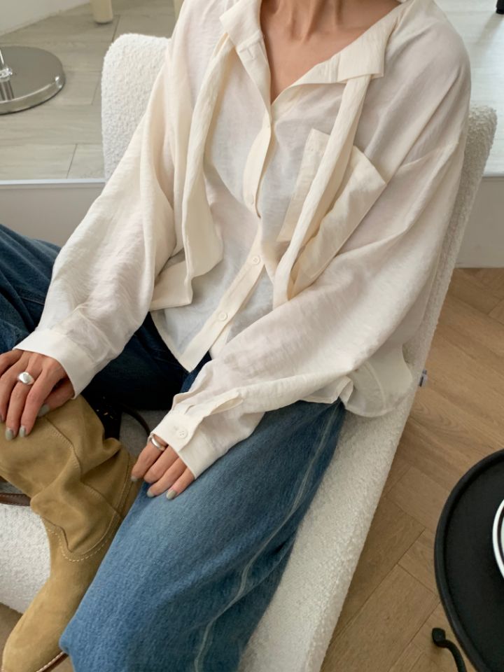 KOMOREBI東大門代購女裝新品休閑熱賣真品職業襯衫蕾絲衫KOMOREBI襯衫/蕾絲衫