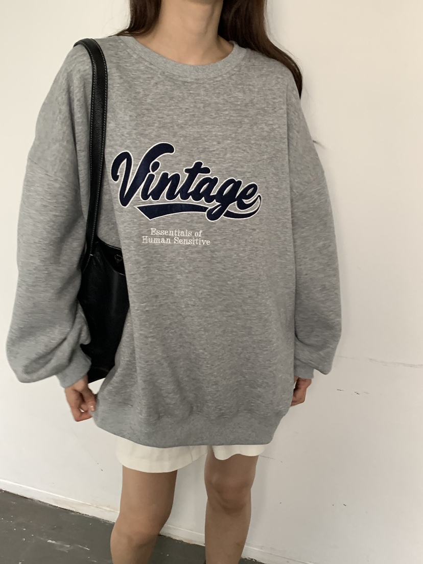 NOTICE韓國代購女裝新款熱賣時尚真品休閑推薦職業衛衣刺繡NOTICE衛衣