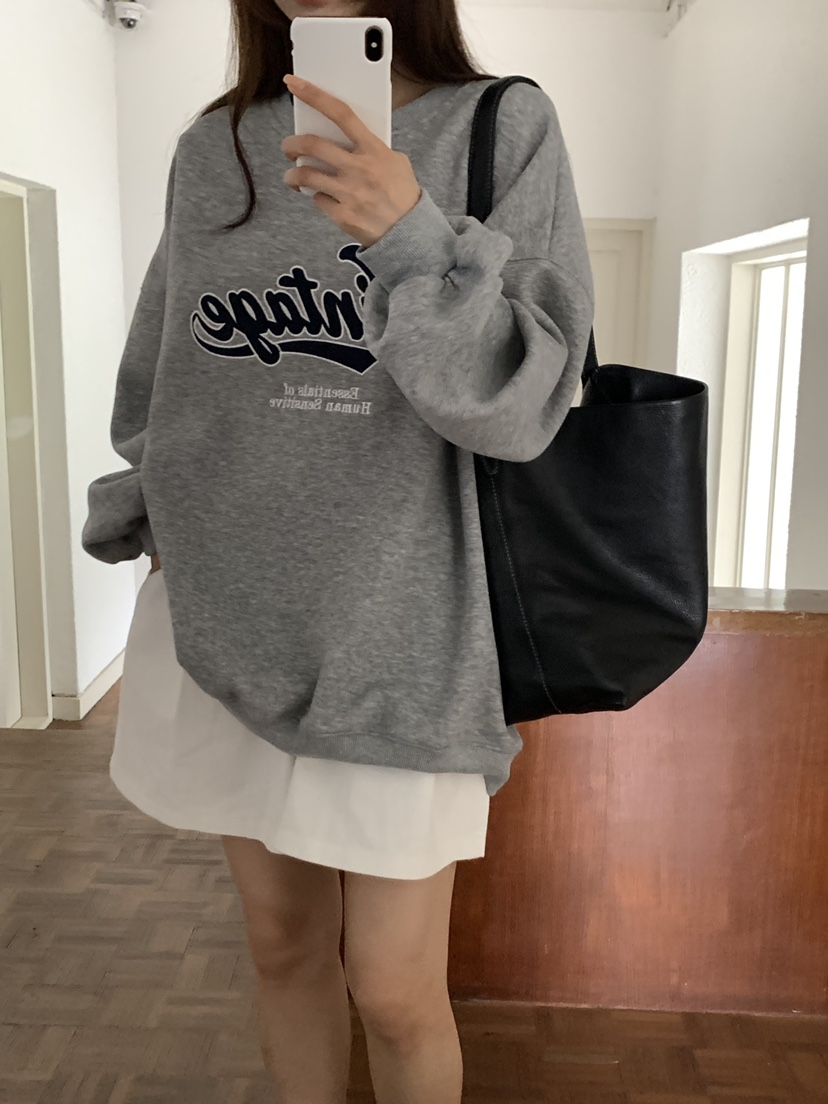 NOTICE韓國代購女裝新款熱賣時尚真品休閑推薦職業衛衣刺繡NOTICE衛衣