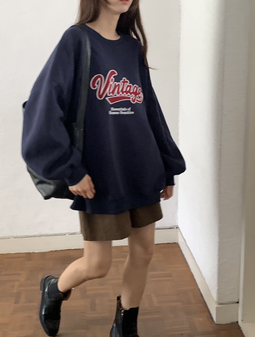 NOTICE韓國代購女裝新款熱賣時尚真品休閑推薦職業衛衣刺繡NOTICE衛衣