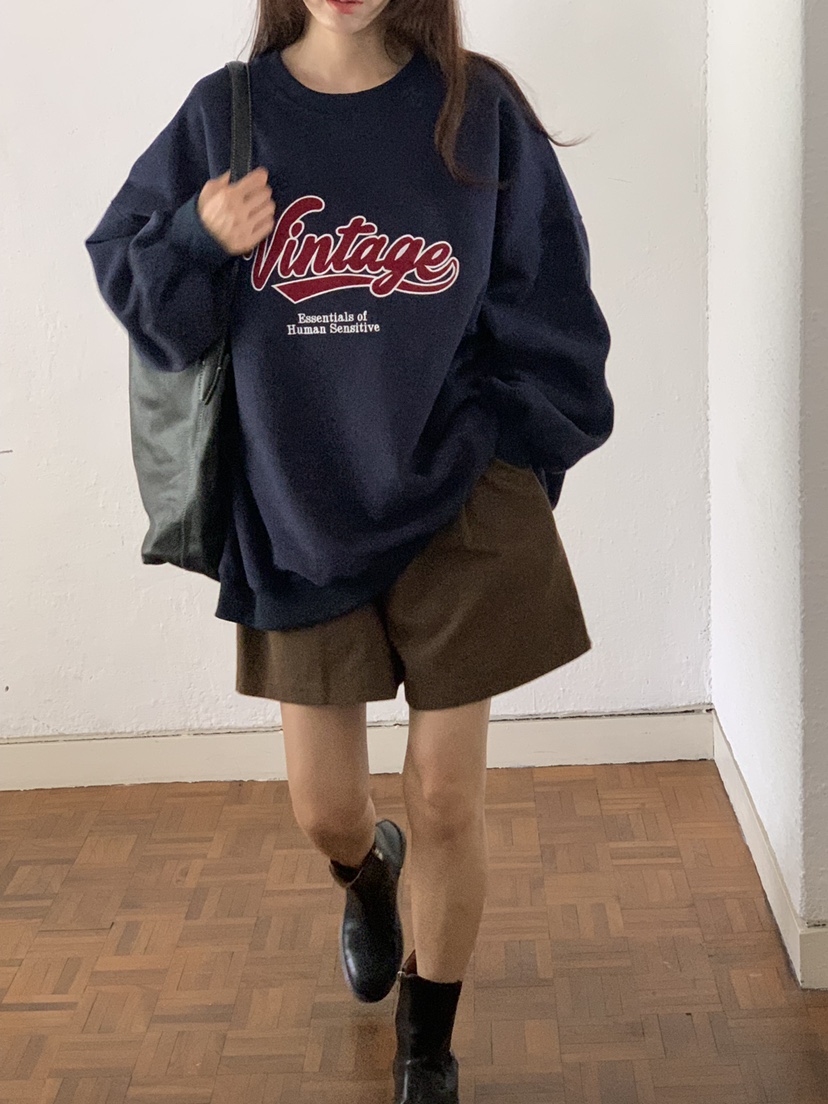 NOTICE韓國代購女裝新款熱賣時尚真品休閑推薦職業衛衣刺繡NOTICE衛衣