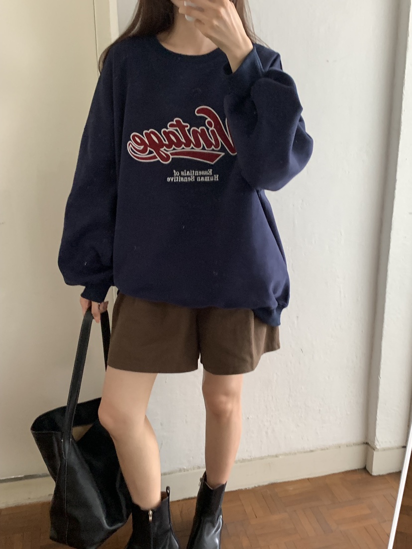 NOTICE韓國代購女裝新款熱賣時尚真品休閑推薦職業衛衣刺繡NOTICE衛衣