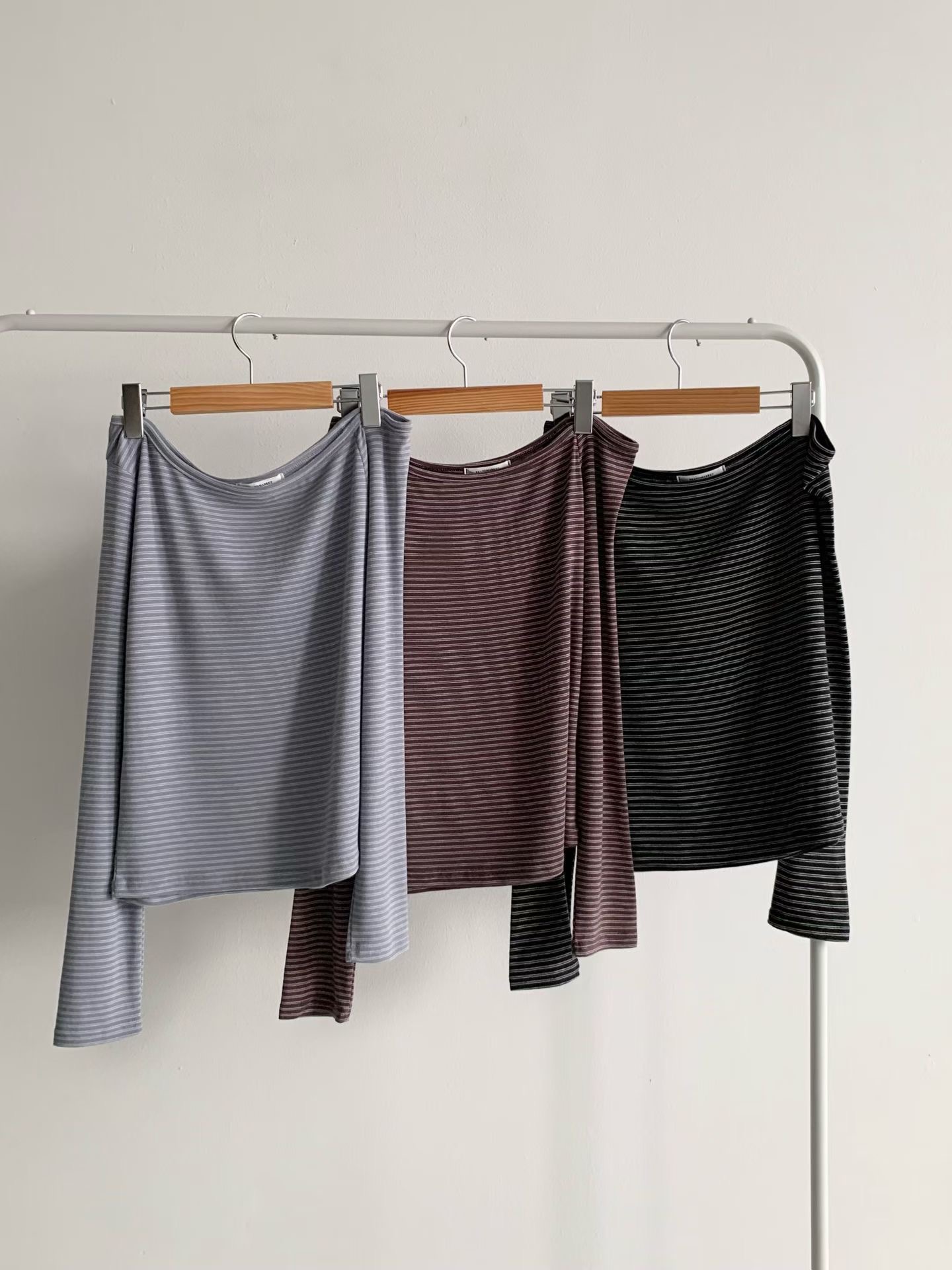 BRAND MARKET-브랜드마켓-T東大門實拍女裝新品休閑長袖T恤BRAND MARKET-2件起長袖T恤圖色3左三色