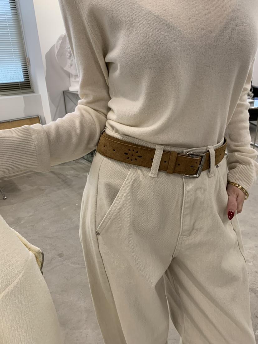MARKE-P東大門代購女裝新款職業熱賣真品時尚腰帶腰帶麂皮MARKE-P腰帶