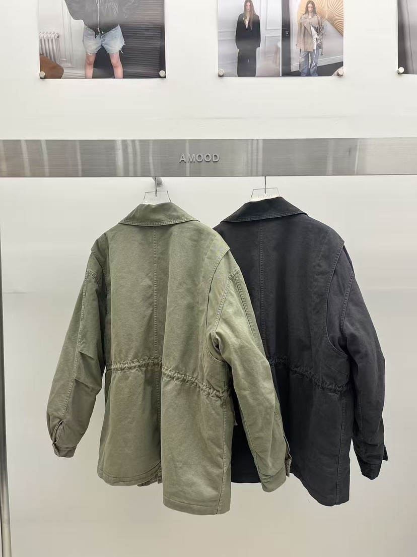 AMOOD東大門實拍女士新品熱賣時尚職業人氣真品推薦夾克口袋AMOOD夾克