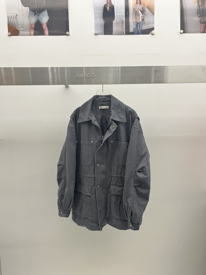 AMOOD東大門實拍女士新品熱賣時尚職業人氣真品推薦夾克口袋AMOOD夾克圖色2