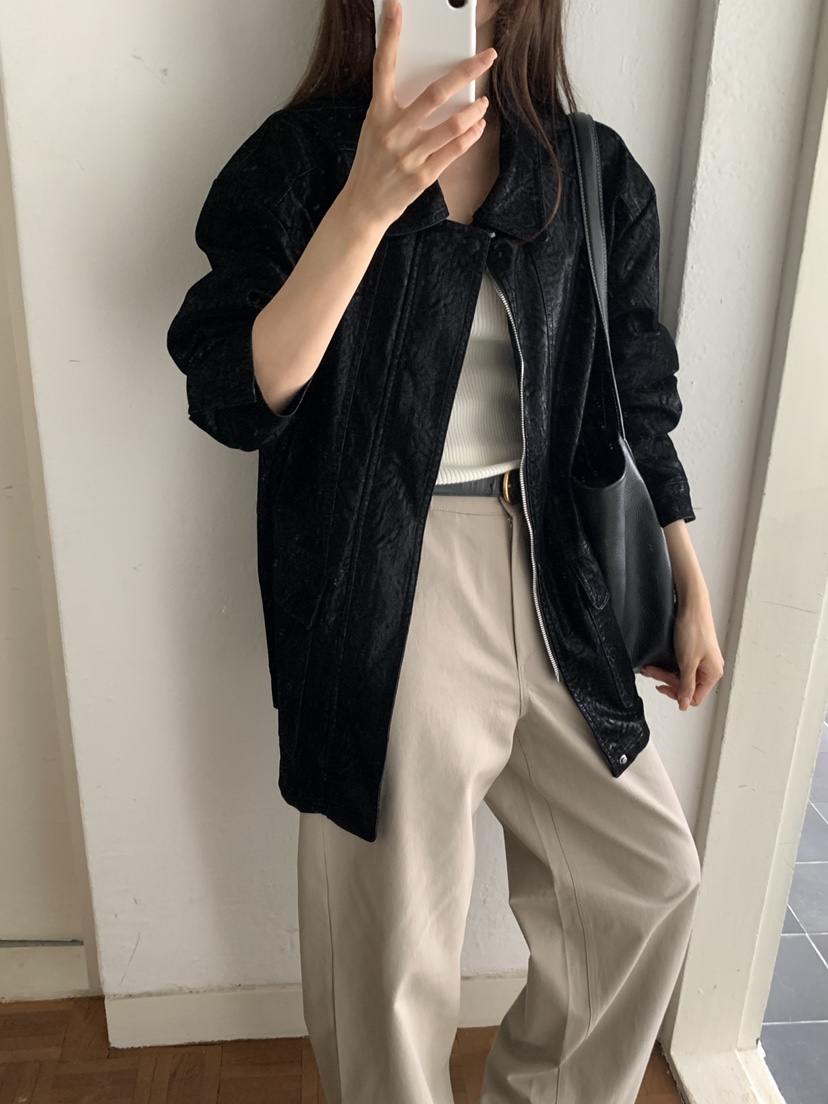 NOTICE東大門實拍女士新品職業推薦時尚熱賣休閑真品皮衣NOTICE皮衣