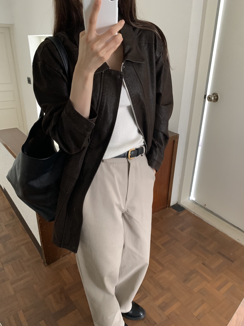 NOTICE東大門實拍女士新品職業推薦時尚熱賣休閑真品皮衣NOTICE皮衣