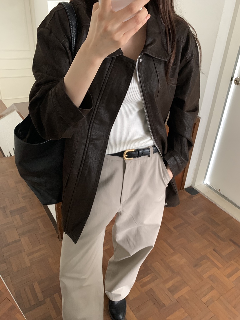 NOTICE東大門實拍女士新品職業推薦時尚熱賣休閑真品皮衣NOTICE皮衣