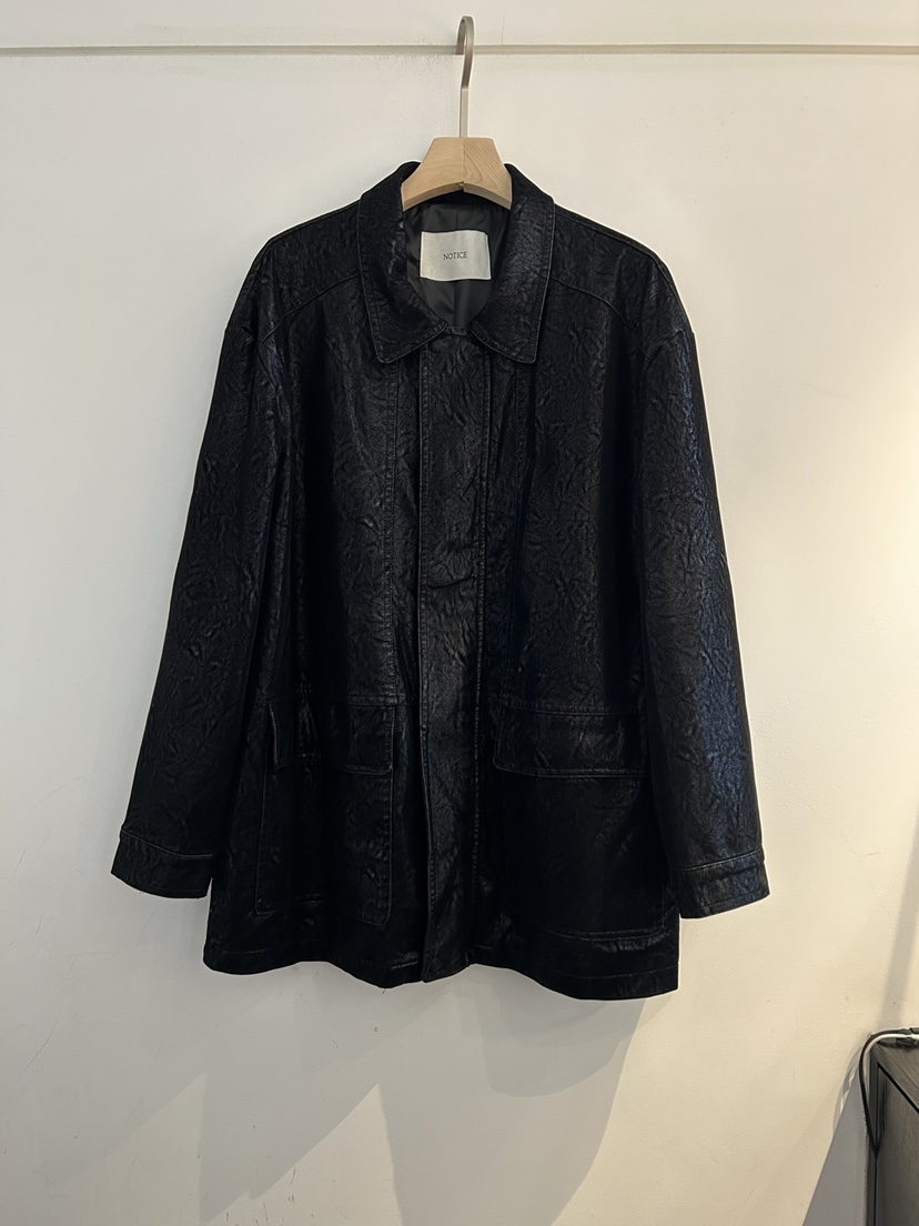 NOTICE東大門實拍女士新品職業推薦時尚熱賣休閑真品皮衣NOTICE皮衣圖色2