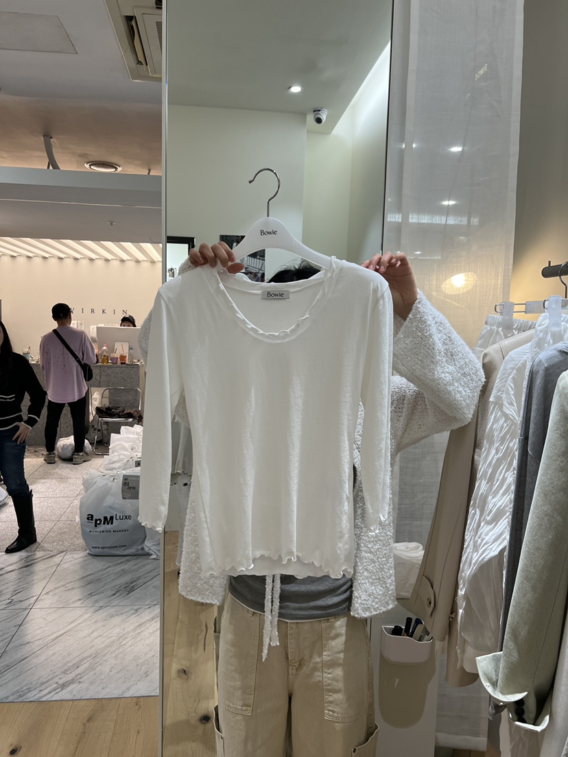 BOWIE東大門直郵女士新品休閑推薦熱賣人氣真品時尚職業T恤BOWIET恤圖色1