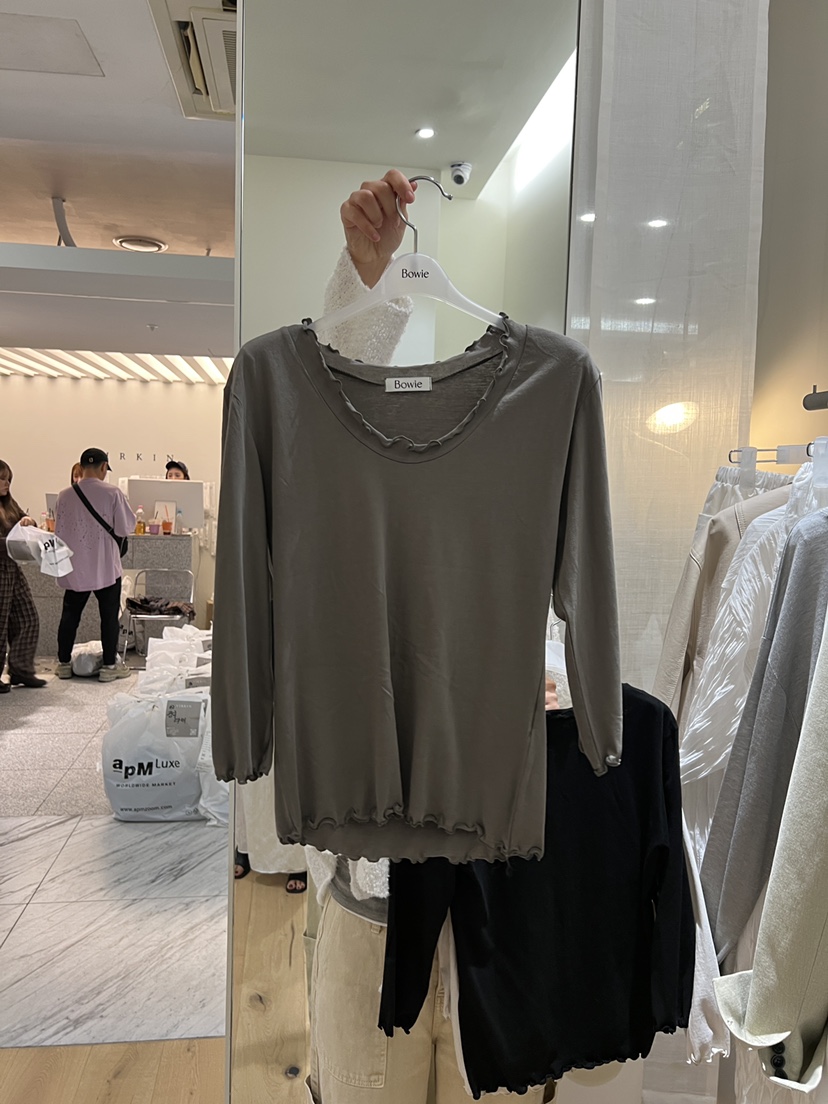 BOWIE東大門直郵女士新品休閑推薦熱賣人氣真品時尚職業T恤BOWIET恤圖色2