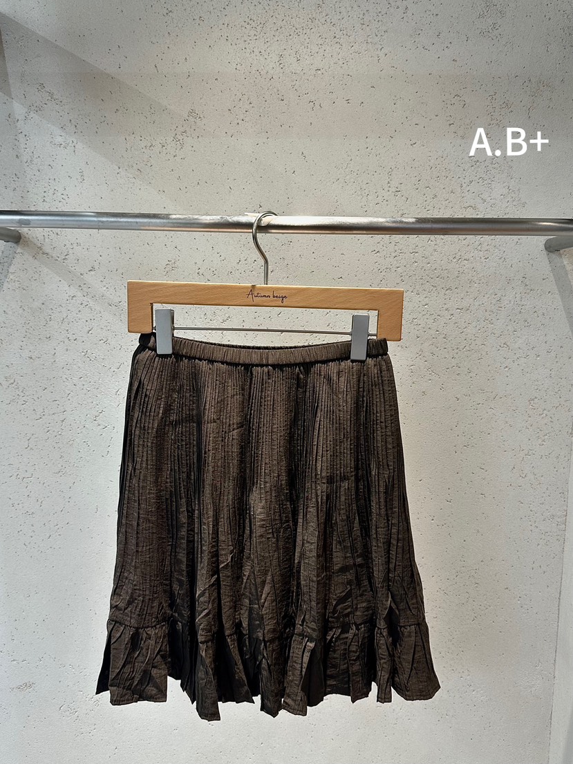 AUTUMN BEIGE韓國代購女裝新款人氣熱賣真品時尚職業短裙A.b+/AUTUMN BEIGE短裙圖色2