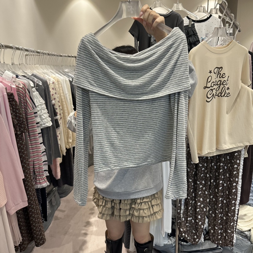 MIMME/LOOKK東大門直郵女士新款推薦人氣熱賣休閑長袖T恤MIMME/LOOKK長袖T恤圖色2