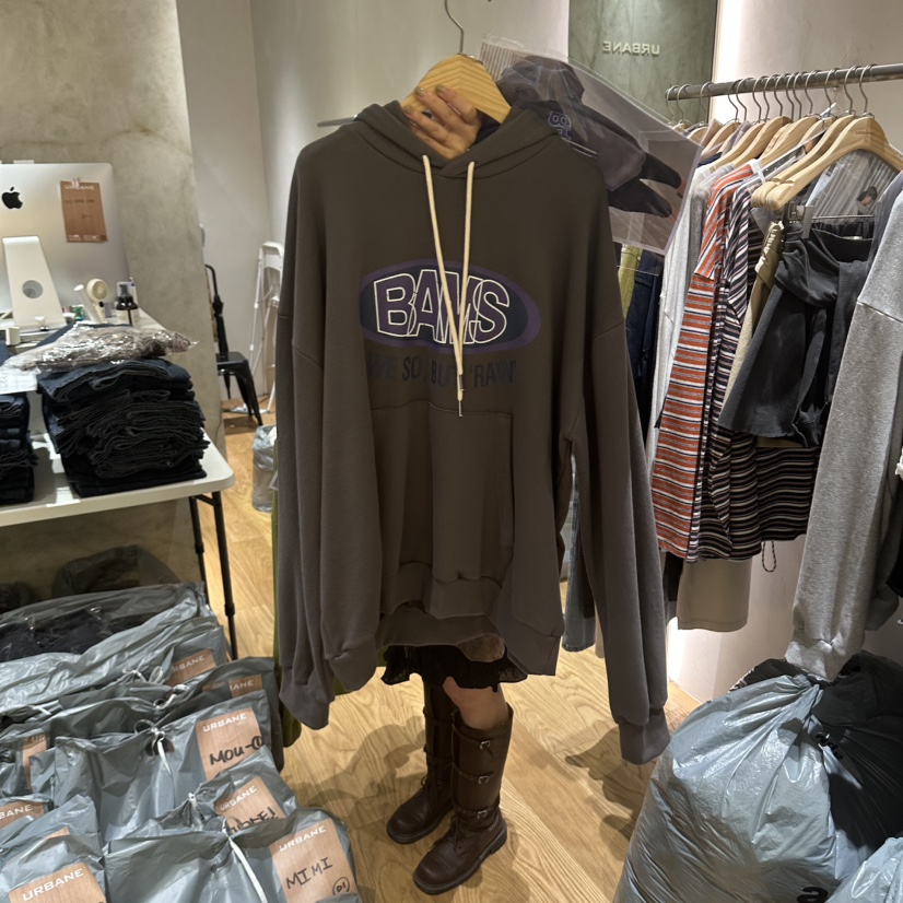 URBANE-P東大門代購女裝新款職業休閑熱賣時尚衛衣連帽衫URBANE-P衛衣圖色2
