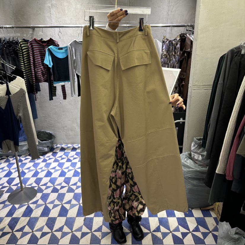 AMOUR韓國直郵女裝新品推薦熱賣時尚人氣真品休閑休閑褲褶裥AMOUR休閑褲