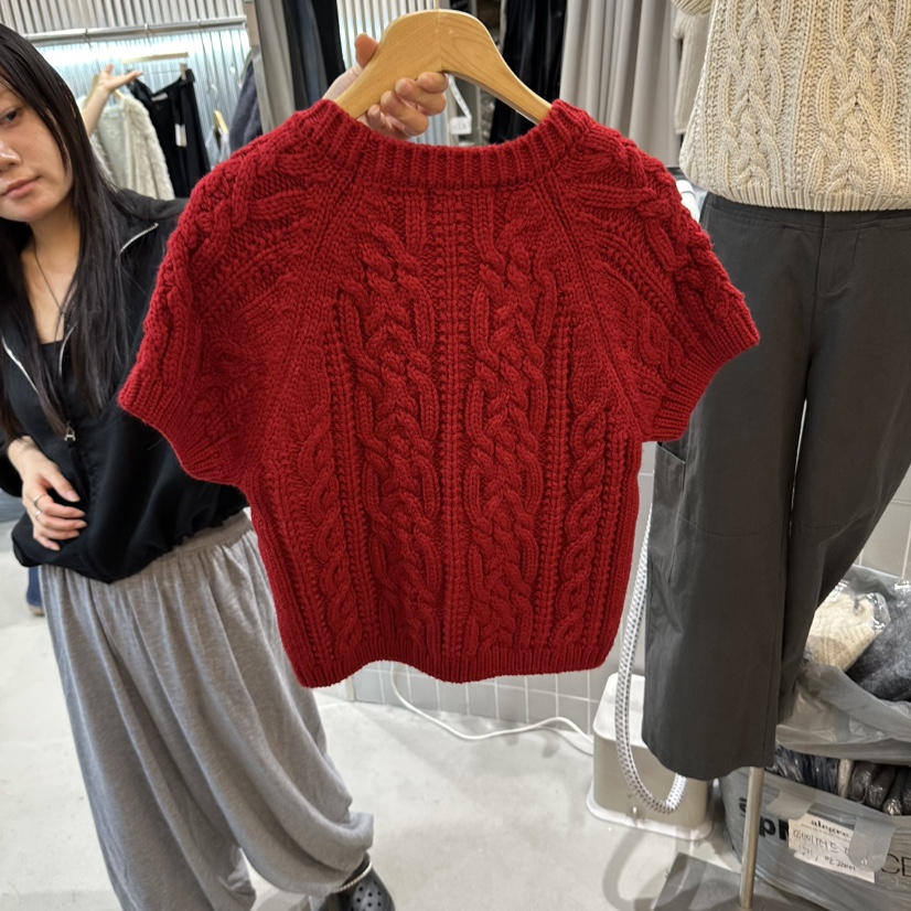 ALEGRE東大門代購女士新品真品休閑熱賣時尚毛衣短袖針織衫ALEGRE毛衣