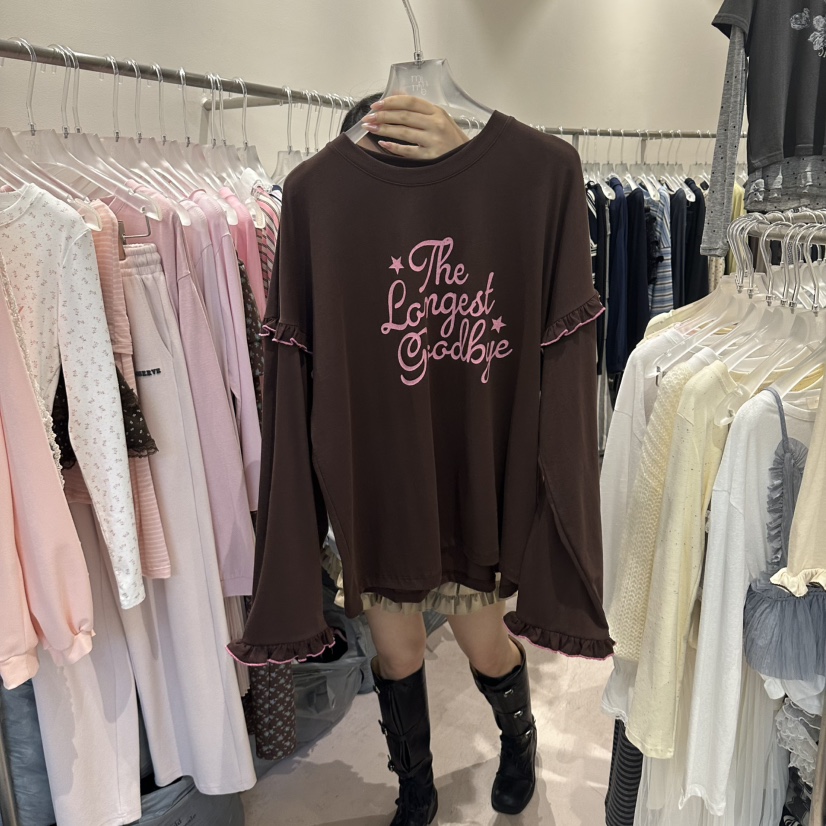 MIMME/LOOKK韓國直郵女士新品時尚休閑真品推薦熱賣長袖T恤MIMME/LOOKK長袖T恤圖色3
