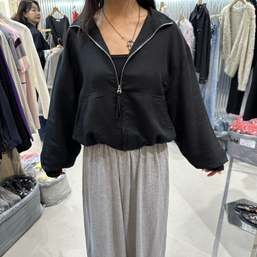 ALEGRE韓國直郵女裝新款推薦休閑人氣熱賣時尚真品夾克拉鏈ALEGRE夾克圖色2