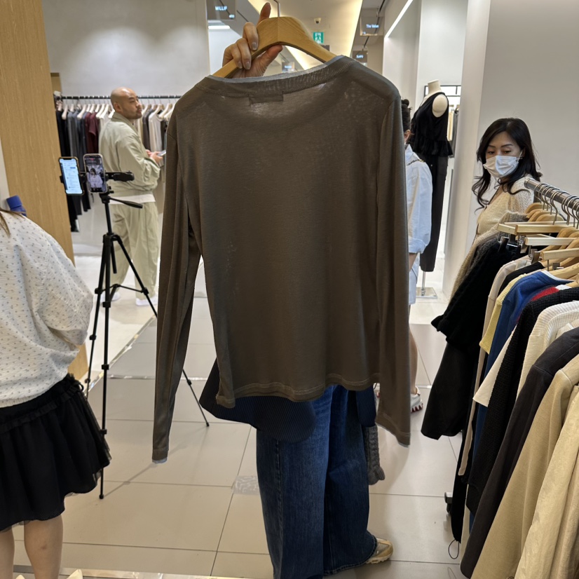 ALEGRE東大門代購女士新品休閑熱賣人氣時尚推薦真品長袖T恤ALEGRE長袖T恤