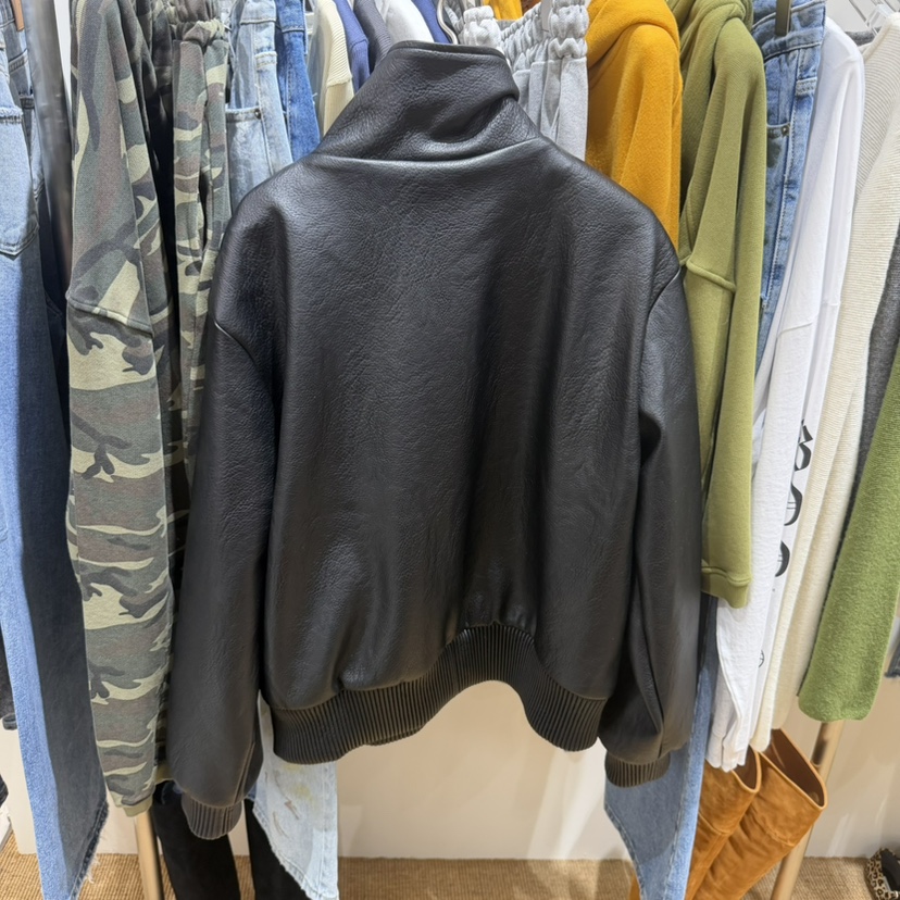 TOPDRESSING東大門直郵女裝新款時尚人氣推薦熱賣真品皮衣TOPDRESSING皮衣
