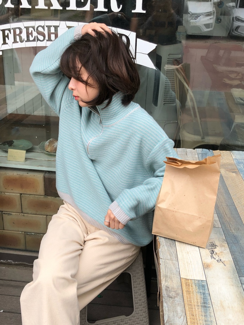 ERUME韓國直郵女裝新品熱賣人氣推薦時尚真品針織衫防風衣ERUME針織衫