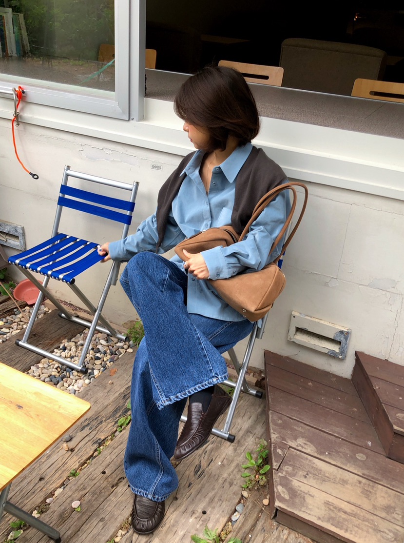 ERUME東大門實拍女士新款人氣時尚休閑推薦襯衫蕾絲衫燈芯絨ERUME襯衫/蕾絲衫