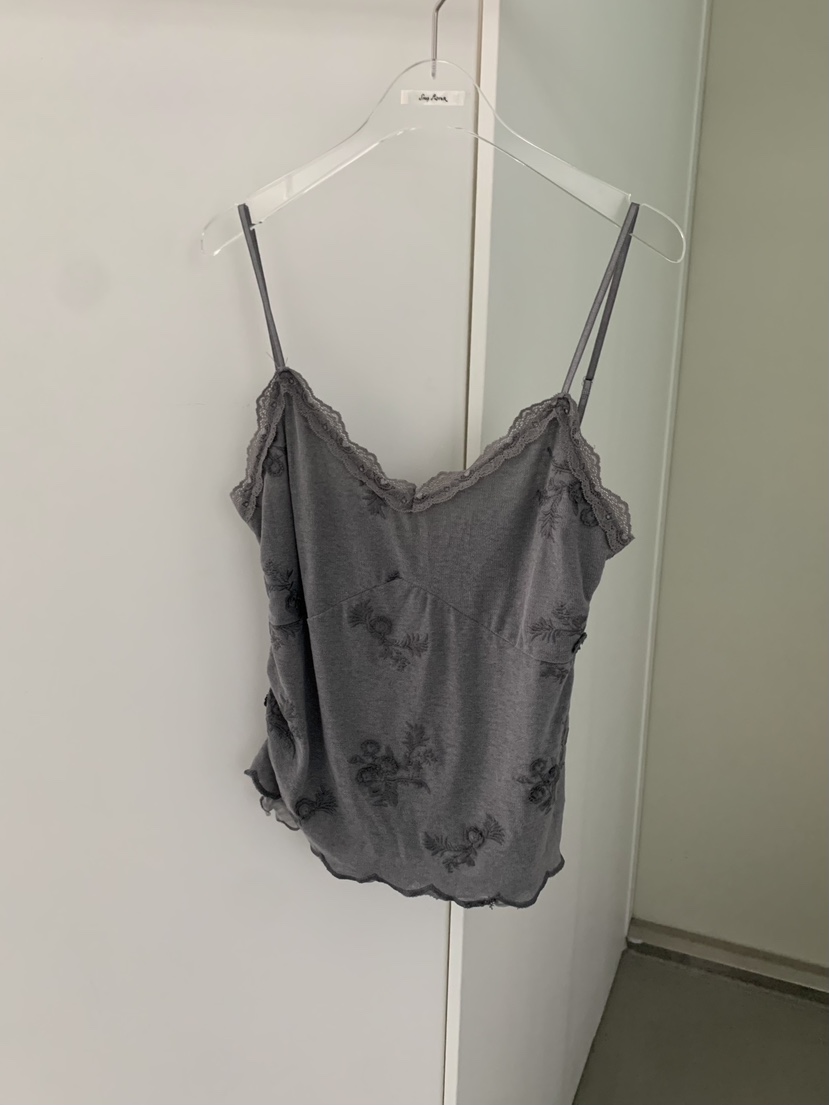 SHOP POSTER東大門實拍女裝新款推薦真品吊帶背心蕾絲無袖SHOP POSTER吊帶/背心圖色1