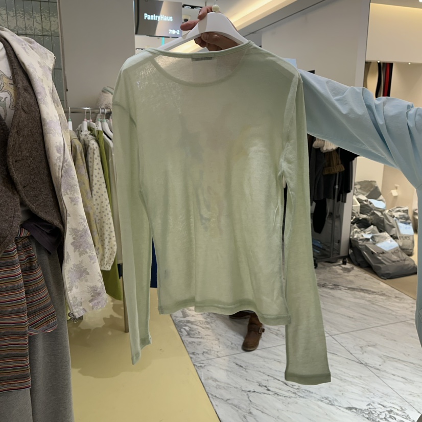 PANTRY HAUS東大門代購女裝新品時尚人氣休閑真品長袖T恤PANTRY HAUS長袖T恤