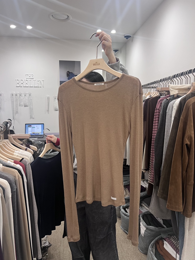 BRELLIN東大門代購女士新品人氣時尚推薦真品熱賣長袖T恤BRELLIN長袖T恤圖色2