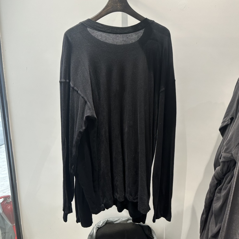JANE BIRKIN韓國直郵女士新品熱賣休閑真品推薦人氣長袖T恤JANE BIRKIN設計師品牌長袖T恤圖色2黑色