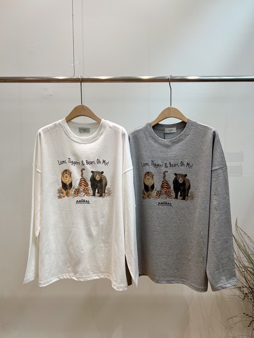 GLAD SOME韓國直郵女裝新品時尚推薦真品人氣休閑長袖T恤GLAD SOME長袖T恤