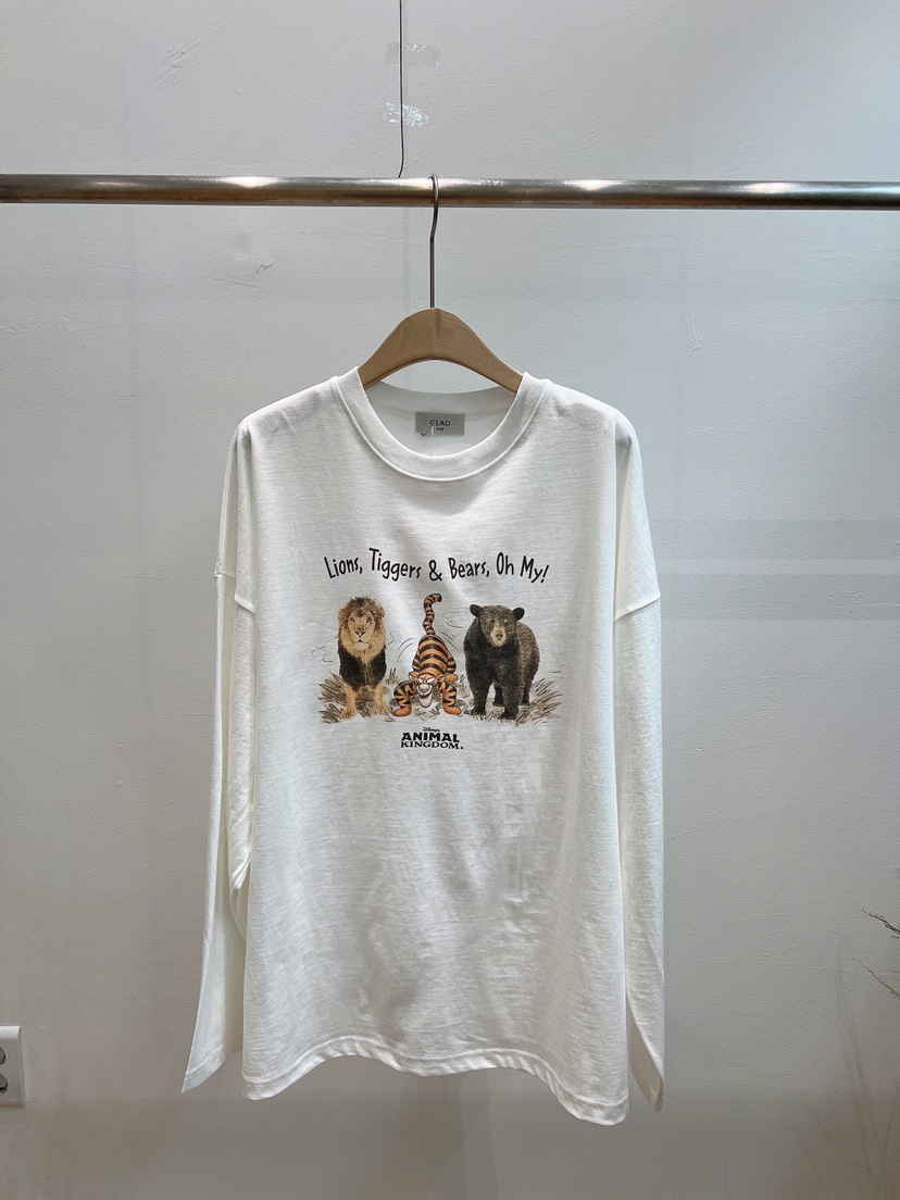 GLAD SOME韓國直郵女裝新品時尚推薦真品人氣休閑長袖T恤GLAD SOME長袖T恤圖色1