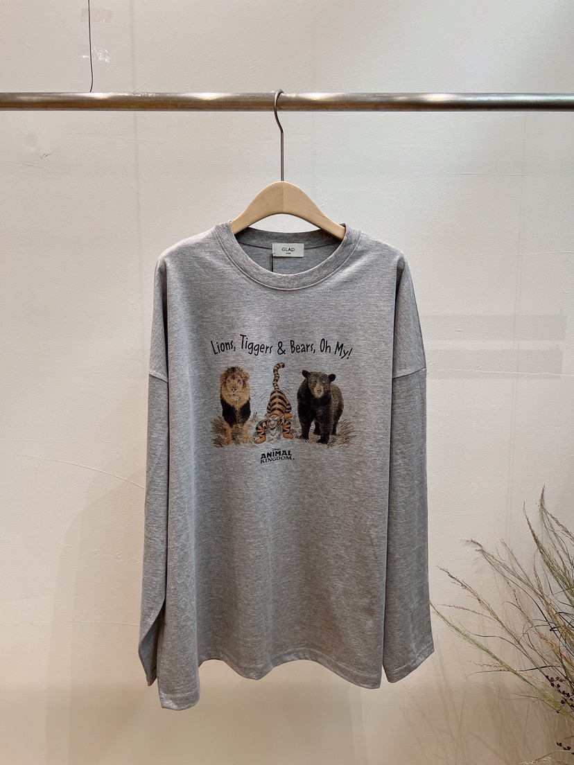 GLAD SOME韓國直郵女裝新品時尚推薦真品人氣休閑長袖T恤GLAD SOME長袖T恤圖色2