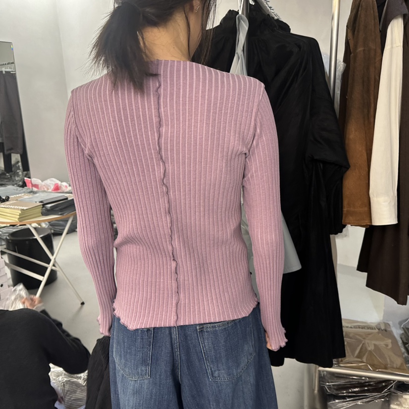 DOUBLE STANDARD/LE SMOKING/MAISONSTAFF東大門代購女士新款休閑長袖T恤MAISONSTAFF長袖T恤
