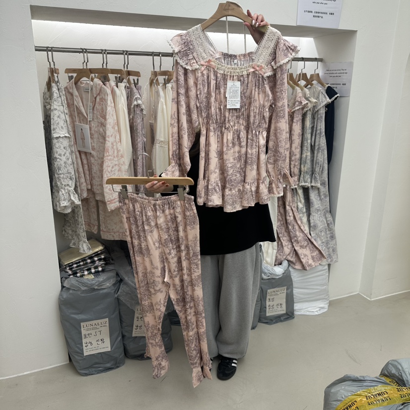 LUNALUZ-P東大門直郵女裝新品休閑熱賣人氣真品時尚睡衣LUNALUZ睡衣圖色2