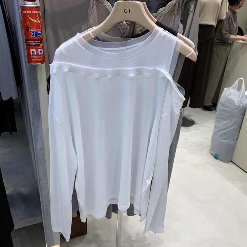 G.I-L東大門直郵女裝新品真品休閑時尚熱賣人氣長袖T恤G.I-L長袖T恤圖色2