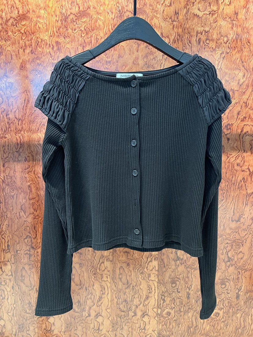 UNANSWERED-MYSTERY/FIFO東大門實拍女士新品人氣長袖T恤褶皺UNANSWERED-MYSTERY/FIFO長袖T恤圖色2