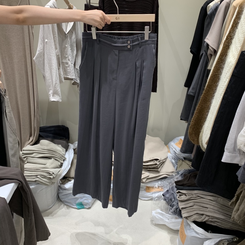 G.I-L東大門實拍女士新款推薦休閑熱賣時尚人氣真品休閑褲G.I-L休閑褲圖色3墨