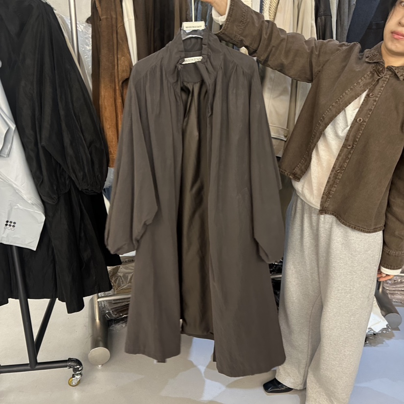 DOUBLE STANDARD/LE SMOKING/MAISONSTAFF韓國直郵女士新品推薦長款風衣MAISONSTAFF長款風衣圖色2棕色