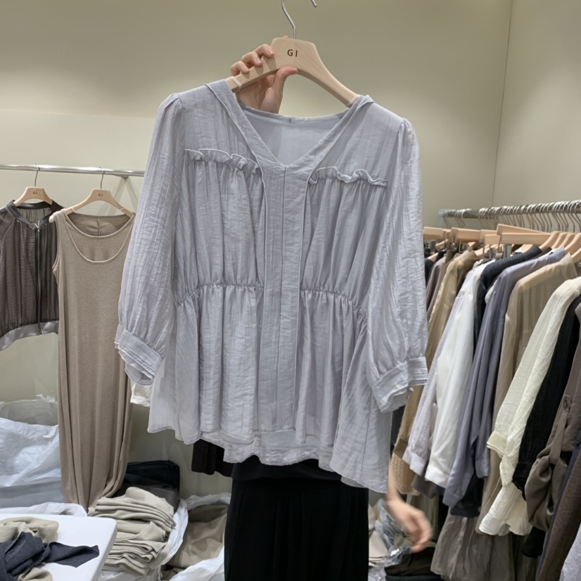 G.I-L東大門直郵女士新品真品熱賣休閑推薦時尚襯衫蕾絲衫G.I-L襯衫/蕾絲衫圖色3