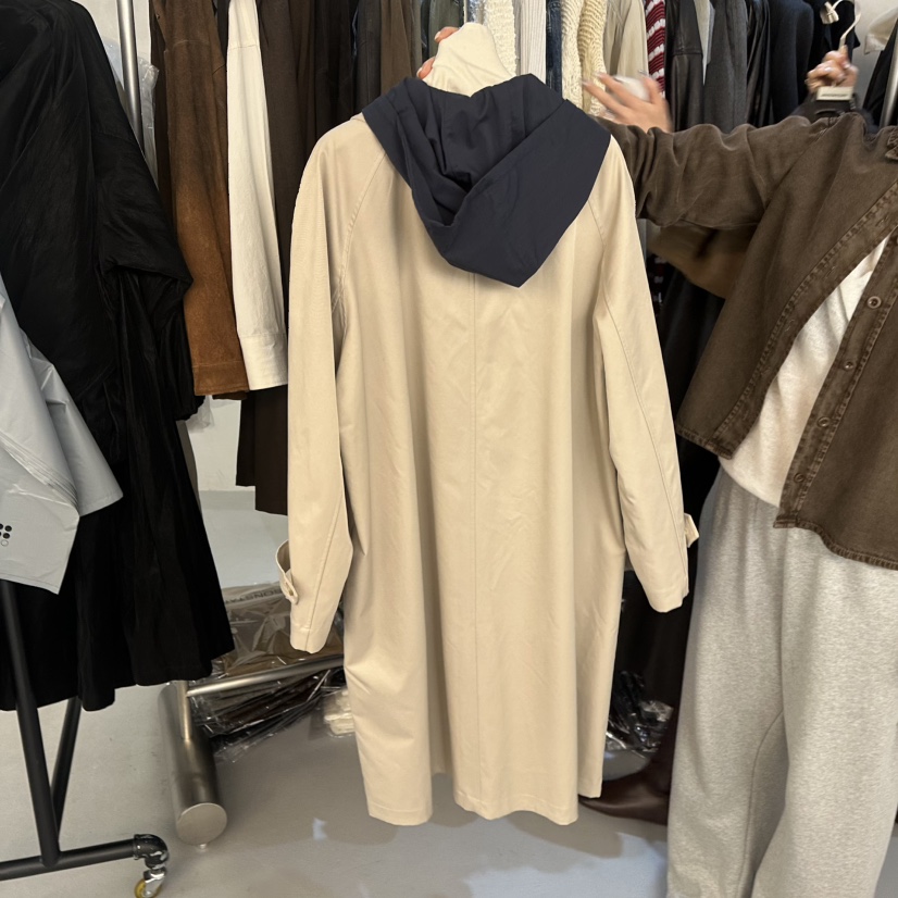 DOUBLE STANDARD/LE SMOKING/MAISONSTAFF東大門實拍女裝新品推薦長款風衣MAISONSTAFF長款風衣