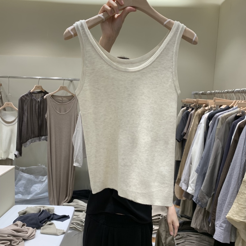 G.I-L東大門代購女裝新品真品熱賣時尚休閑推薦吊帶背心G.I-L吊帶/背心圖色2奶油色