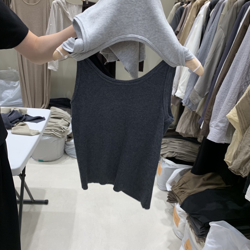 G.I-L東大門代購女裝新品真品熱賣時尚休閑推薦吊帶背心G.I-L吊帶/背心圖色4墨