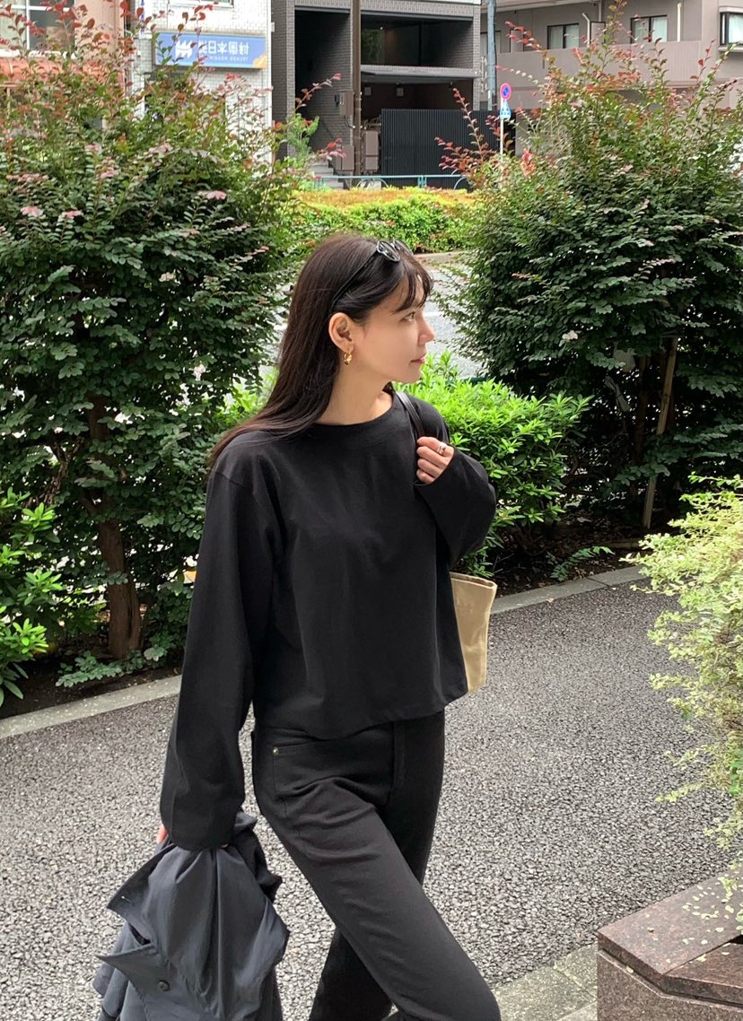 空東大門實拍女裝新品推薦時尚休閑人氣真品熱賣長袖T恤空長袖T恤